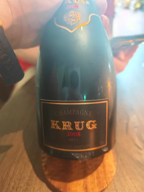 Un noble Krug 2008 Brut pour commencer.
