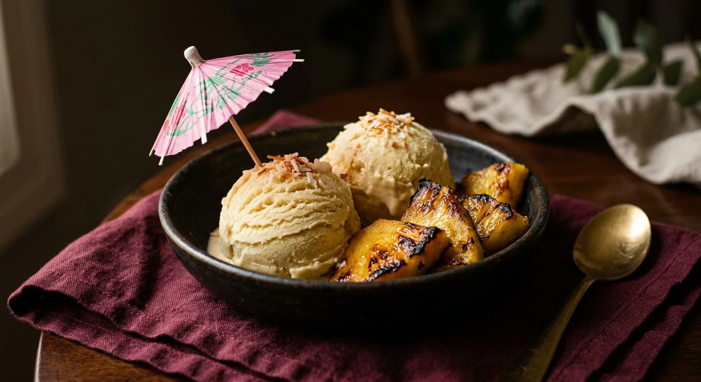 Colada Sunrise — Roasted Pineapple Creami