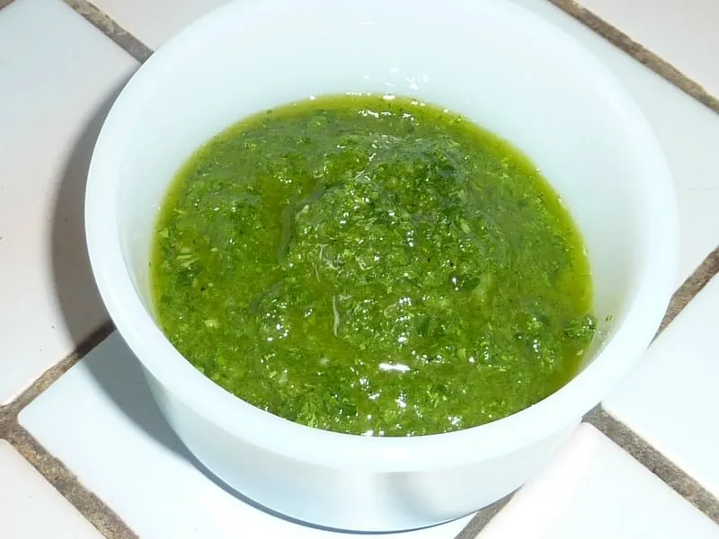 Mauritian Green Chili Sauce
