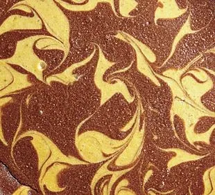 Remy's Chocolate-Swirled Pumpkin Cheesecake