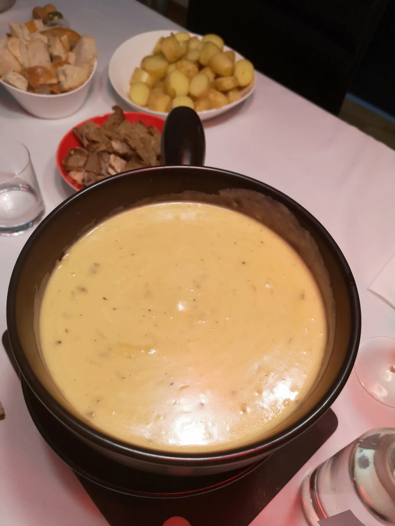 Summer Cheese Fondue Swiss Style
