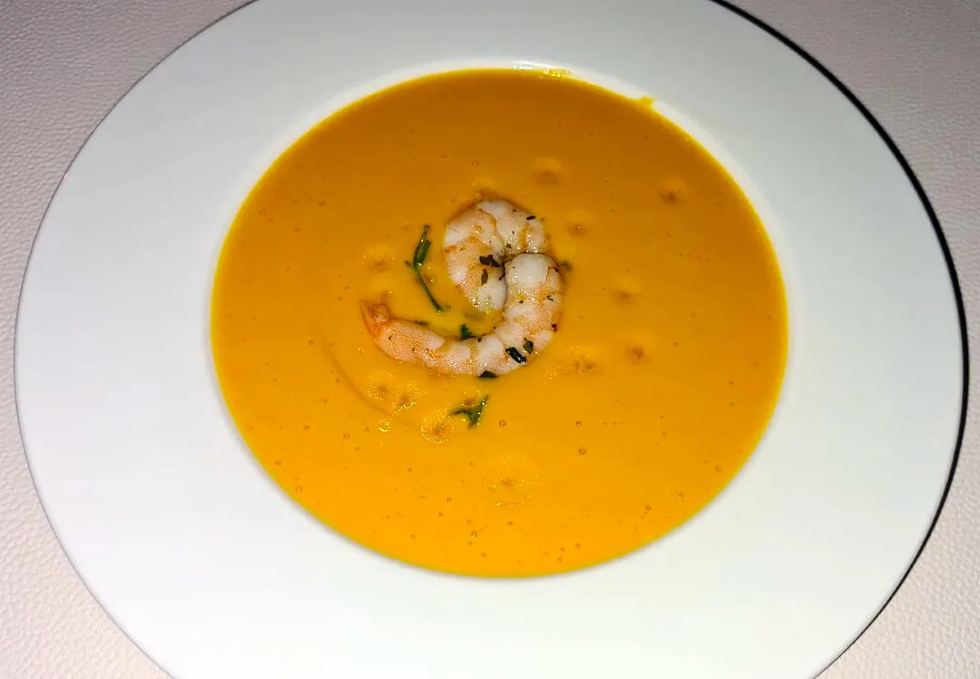 Coconut Shrimp Pumpkin Soup